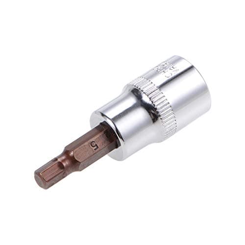 Image of sourcing map 3/8" Drive x 5mm Hex Bit Socket, Standard Metric, S2 & Cr-V Steel