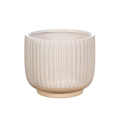 Image of Sass & Belle Grooved Planter Large Off White