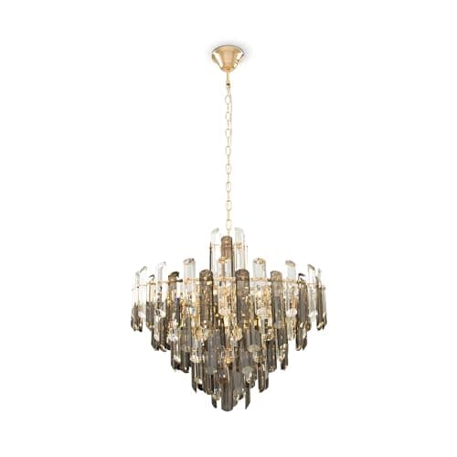 Image of Luminosa Flare Neoclassic Pendant Ceiling Light Gold