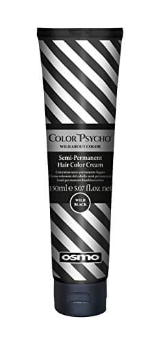 Image of Osmo Color Psycho Wild Black Semi Permanent Hair Colour Cream Dye 150ml