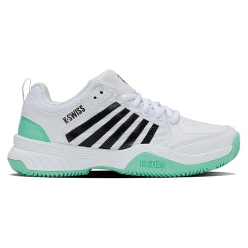 Image of K-Swiss Womens Court Express 2 Clay Tennis Shoe, White, 6 UK