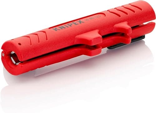 Image of KNIPEX Universal Stripping Tool, 125 mm, for Round Cables, 8.0-13.0 mm,e.g. Nym Cable 3 x 1.5 mm²- 5 x 2.5 mm², Wire Stripper, 16 80 125 SB