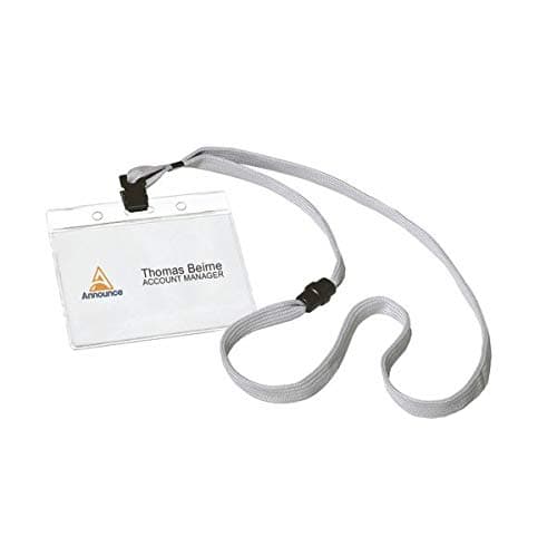 Image of Name Badge and Textile Necklace [Pack of 10]