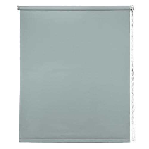 Image of Thermal Blackout Blinds, Duck Egg Blue 70cm (27.55"), 165cm Drop - Blackout Roller Blinds For Inside and Outside Recess Fitting - Window Blinds of Multiple Colours and Sizes by New Edge Blinds