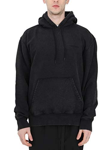 Image of Carhartt Hooded Mosby Script Sweatshirt I028586 Black (S - Black), Black, S