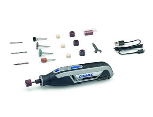 Image of Dremel Lite 7760 Cordless Rotary Tool 3.6 Volt, Multi Tool Kit with 15 Accessories, Variable Speed 8,000-25,000 RPM for Engraving, Grinding, Sharpening, Cleaning and Sanding