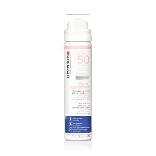 Image of Ultrasun UV Face and Scalp Mist SPF50 Sunscreen 75ml