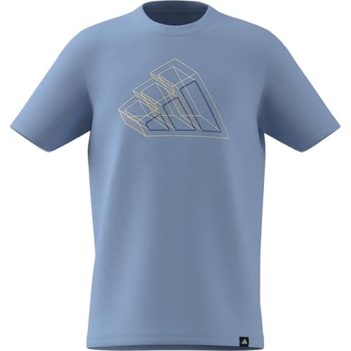 Image of adidas Kids Logo T-Shirt Junior Glow Blue 13-14 Years