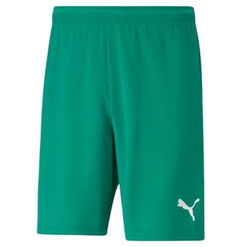 Image of PUMA Mens Teamrise Shorts, Pepper Green-puma White, XXL EU