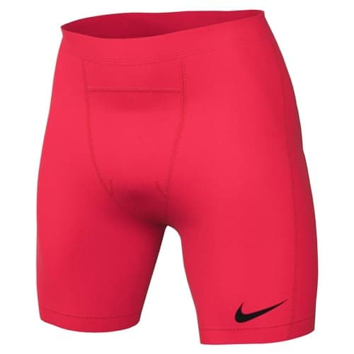 Image of NIKE DH8128-635 M NK DF Strike NP Short Pants Men's Bright Crimson/Black Size L