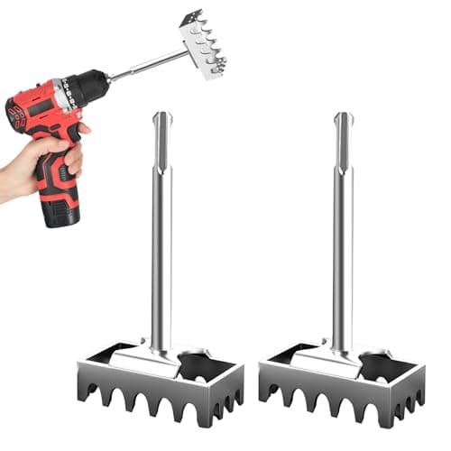 Image of SDS Plus Square Hole Cutter for Electrical Box, Manganese Steel Rectangle Slot Cutter Tool for Electric Hammer, Fast Wall Circle Head Chisel Hole Puncher for Installing Switch Box Socket