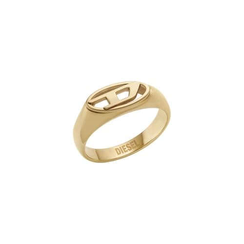 Image of Diesel Men's Stainless Steel Signet Rings