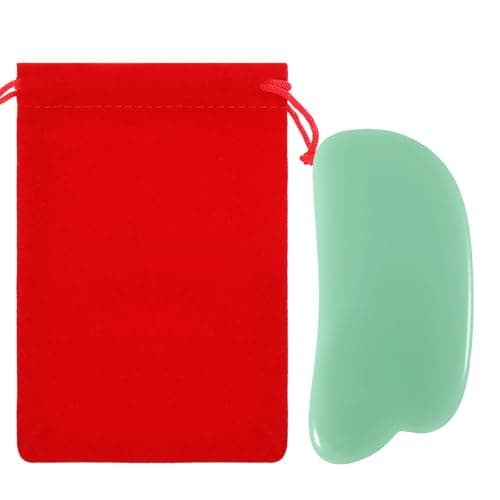 Image of Ymapinc Jade Acupuncture Pen, Natural Stone Point Massage Tool, Professional Acupressure Acupen, Gua Sha Facial Reflexology Set for Muscle Release