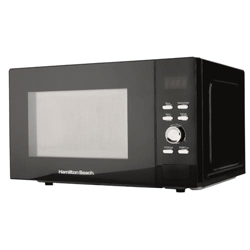 Image of Hamilton Beach Microwave, 30L, 950W, Family-Size, Digital Controls, 8 Pre-Set Programs, 5 Power Levels, Large Capacity, Defrost Function, Child Lock, Black - HB30FUXP04