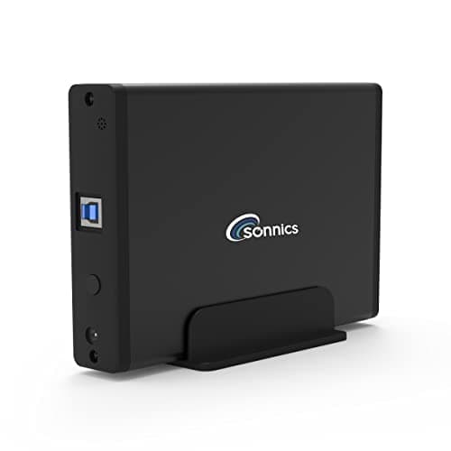 Image of Sonnics 3TB External Hard Drive USB 3.0 Compatible with XBOX ONE / PS4 / Windows PC/Mac (Desktop not Portable) (Black)