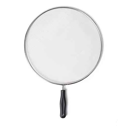 Image of KitchenCraft Extra-Large Frying Pan Splash Guard / Splatter Screen, 32 cm (12.5")