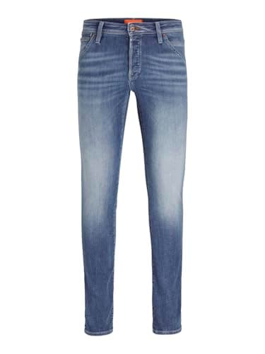 Image of JACK & JONES Jjiglenn Jjoriginal Am 812 Noos Men's Slim Jeans, Light Blue Dnm, 32W x 30L