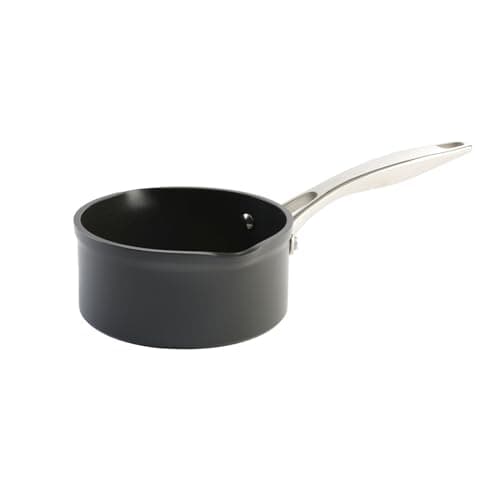 Image of Lakeland Hard Anodised 14cm Milk Pan