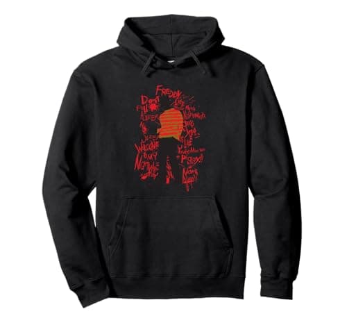 Image of Nightmare on Elm Street Don't Fall Asleep Adult Pullover Hoodie