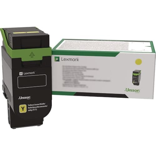 Image of Lexmark Yellow HIGH Yield Return Program Toner Cartridge for Printer