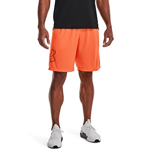 Image of Under Armour Mens Tech Graphics Shorts Orange S