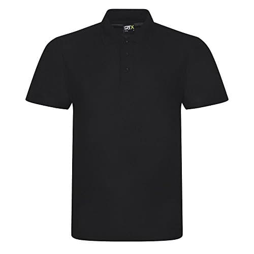 Image of PRORTX Mens Pro Pique Polo Shirt (S) (Black)
