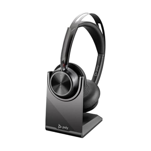 Image of POLY Micro-casque Voyager Focus 2 USB-C-C adaptateur USB-C/A base de chargement