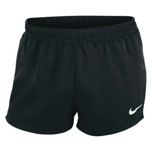 Image of Nike NT0303-010 Mens Nike Stock Fast 2 inch Short Shorts Men's Black/White Size 2XL