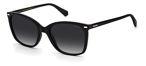 Image of Polaroid Unisex Pld 4108/S Sunglasses, Black, 55 UK