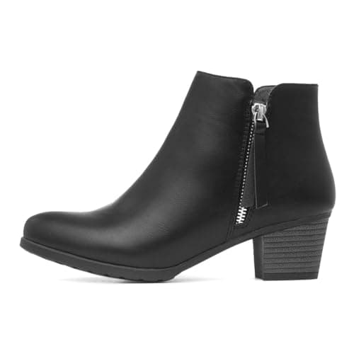 Image of Lilley Mila Womens Black Ankle Boot - Size 5 UK - Black