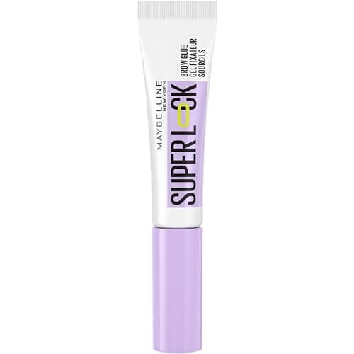 Image of Maybelline New York, Superlock Brow Glue, Transparent Brow Fixing Gel, With Sculpting Brush, Extreme 24H Hold, No Shedding, No Cardboard Effect, Non-Sticky Finish Superlock Brow Glue