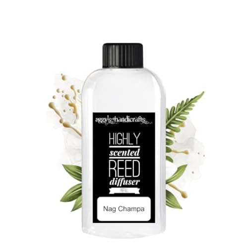 Image of NAG CHAMPA Handmade Highly Scented Reed Diffuser 100ml Refill Air Freshener for Home