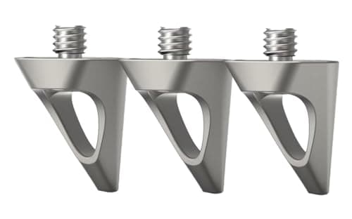 Image of Peak Design Pro Lite Spike Feet for Pro Lite Tripod, Set of 3 Stainless Steel Feet, Superior Stability and Grip on Loose or Slippery Terrain