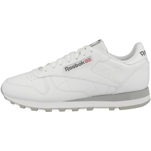 Image of Reebok Men Classic Leather Sneaker, FTWR White/Pure Grey 3/Pure Grey 7, 8.5