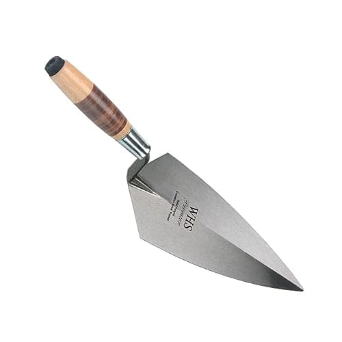 Image of Spear & Jackson 10811V Tyzack 11" Canadian, Leather Handle Brick Trowel