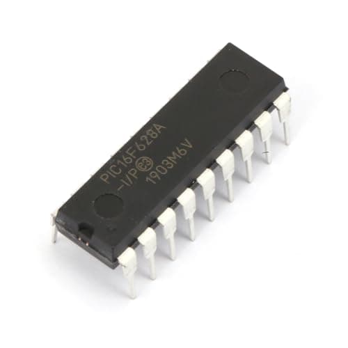 Image of PIC16F628A-I/P Microcontroller, DIP-18 8-Bit CMOS Flash PIC MCU, 3.5KB Memory 224B RAM 128B EEPROM, 20MHz Operating Speed