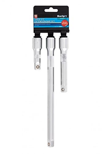 Image of Blue Spot Tools Blue Spot 02070 Tools 1/2" Extension Square Drive CV Extension Bar Set 3 Piece, 33 x 8.5 x 2.5cm