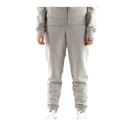 Image of NIKE DQ5174-063 W NSW Club FLC MR Pant Tight Pants Women's Dk Gray Heather/White Size XS