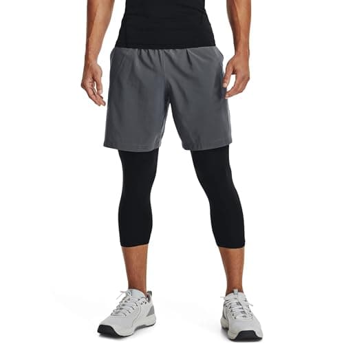Image of Under Armour Men's UA Woven Graphic Shorts, Ultra-Lightweight Men's Gym Shorts, Sweat-Wicking and Quick-Drying Running Shorts