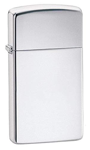 Image of Zippo Slim - High Polish Chrome Lighter - High Polished Chrome