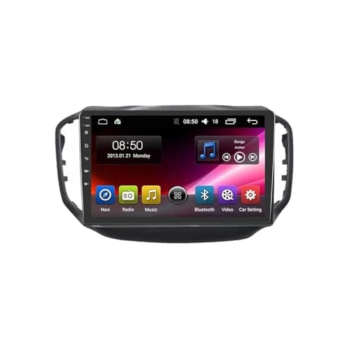 Image of Gps Navigator Sat Nav for Chery Tiggo 5 2014-2020 Car Gps Navigation Hd System with Uk & Europe Maps, Postcode Search, Voice Guidance, Speed Camera Alerts & Poi, 4 Core 2G+32G