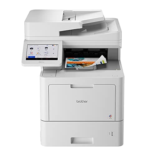 Image of Brother MFC-L9670CDN Professional Workgroup Colour Laser Printer | Advanced Print Speeds| Solutions Ready | 17.6cm Touchscreen| Super High Yield Ink Included | UK Plug