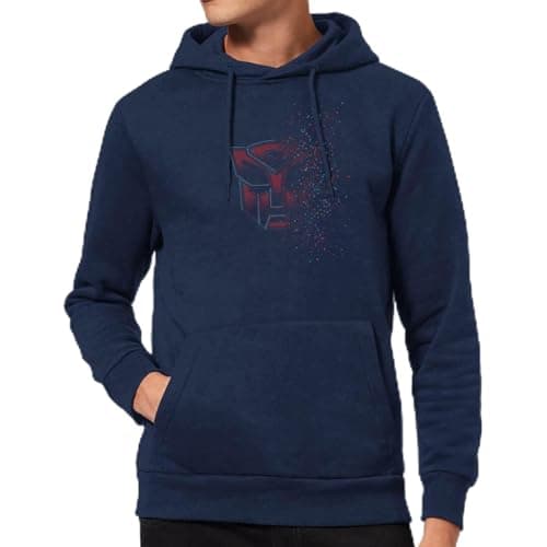 Image of Zavvi Official Transformers Autobot Fade Hoodie Adults Navy - XL