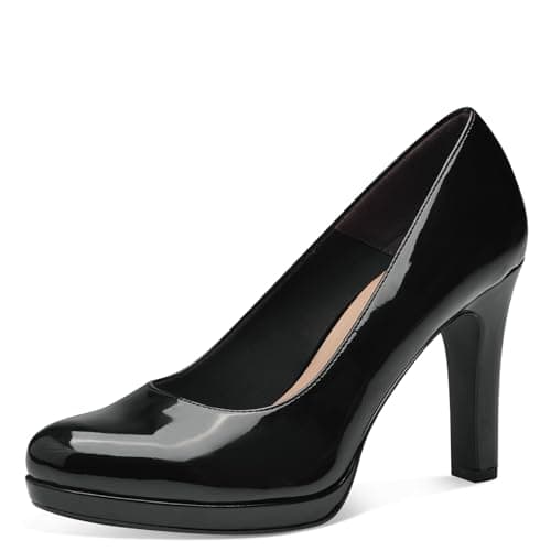 Image of Tamaris Women's pumps with block heel black 5 UK
