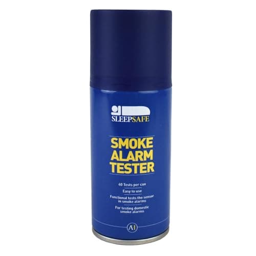 Image of Arctic Hayes PH043A SleepSafe Smoke Alarm Tester Spray 150 ml, Blue