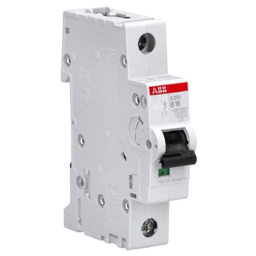 Image of ABB S201-B16 Circuit Breaker S200-1P 16 A-B 2CDS251001R1165