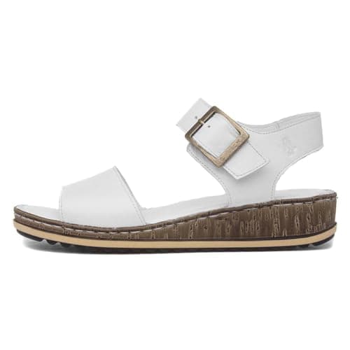 Image of Hush Puppies Ellie Sandal, White, 7