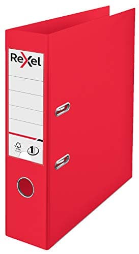 Image of Rexel Choices A4 PP Lever Arch File Red - Pack of 10