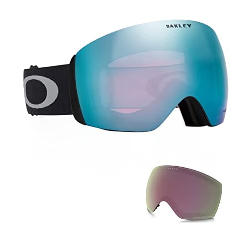 Image of Oakley Flight Deck L Matte Black w/Prizm Sapphire Iridium & Prizm Hi Pink Iridium