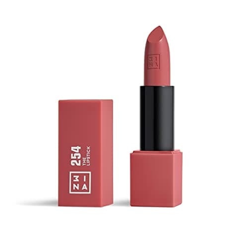 Image of 3INA MAKEUP - The Lipstick 254- Dark Pink Nude Lipstick with Vitamin E & Shea Butter - Long Lasting Matte Creamy Lip Colour